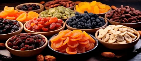 تصویر 1 از میوه خشک شده مخلوط با کیفیت درجه یک و بافت استثنایی